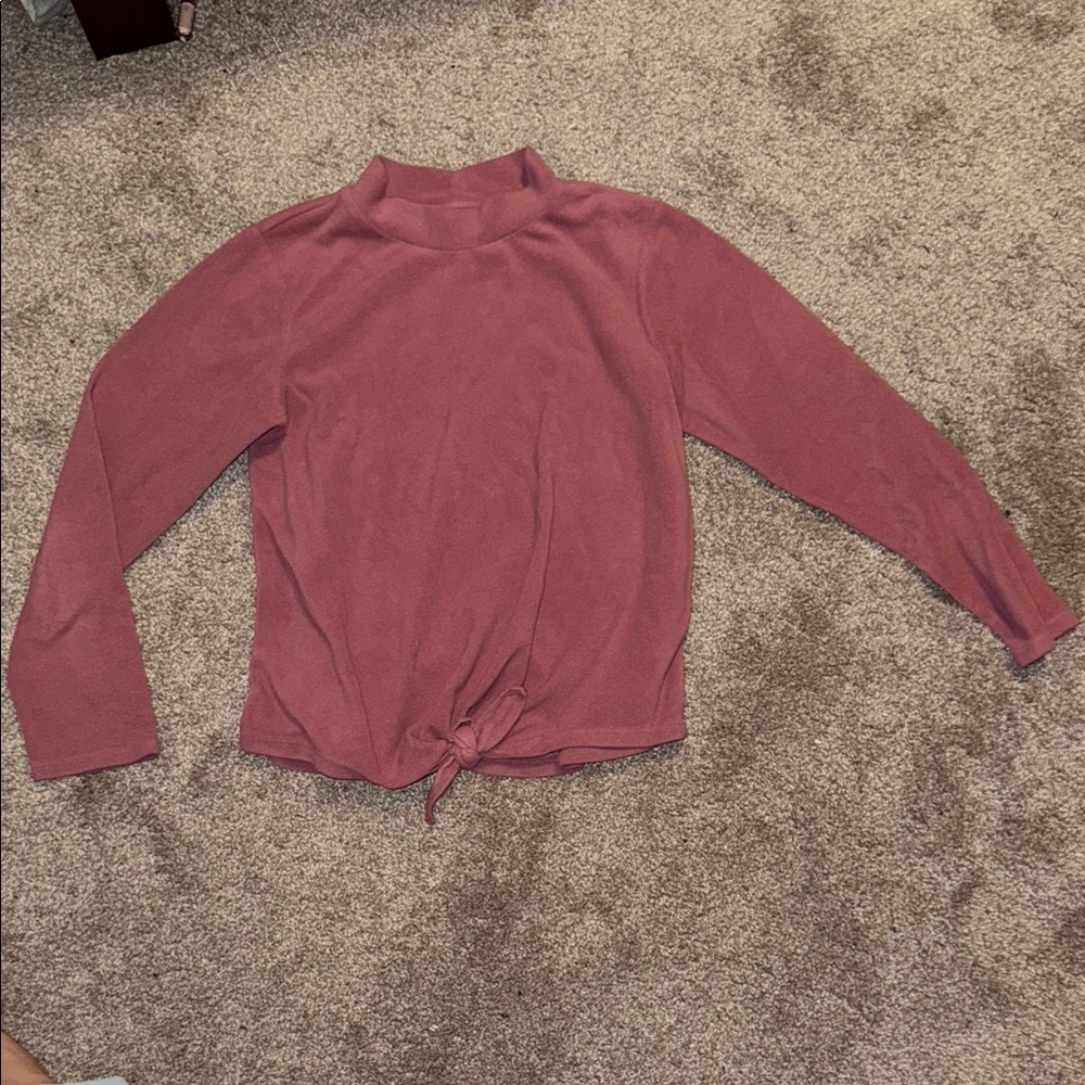 Old Navy Mauve Long Sleeve Blouse